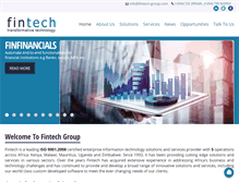 Tablet Screenshot of fintech-group.com